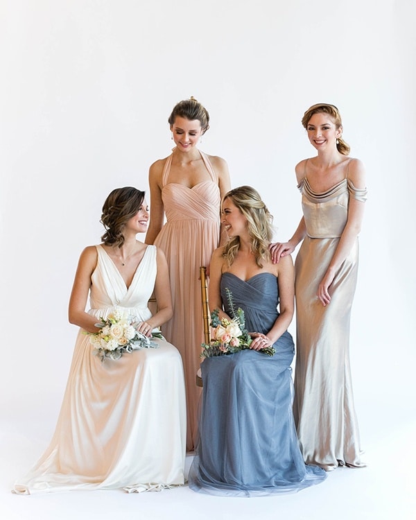 Chic Mix And Match Bridesmaid Dresses With Brideside Hey Wedding Lady 8290