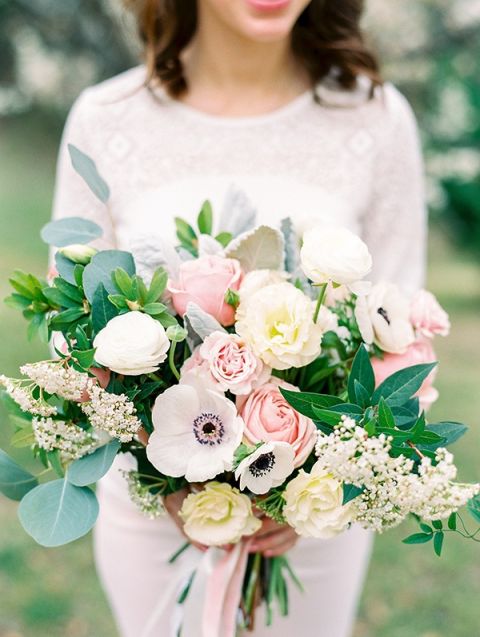 Detail of the Day - A Blush Spring Bouquet | Dana Fernandez Photography