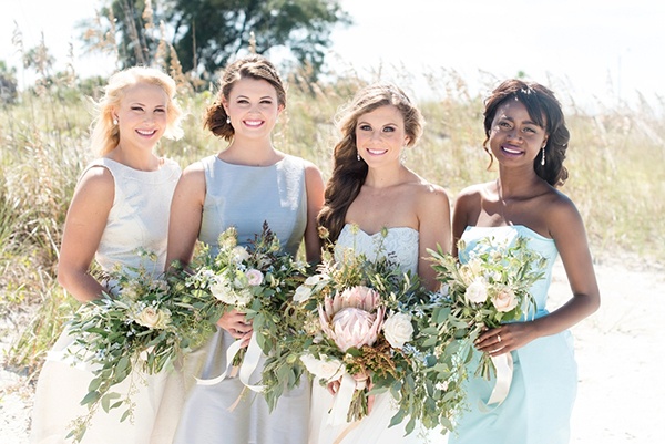 Pastel Nautical Wedding Shoot with Preppy Coastal Details - Hey Wedding ...