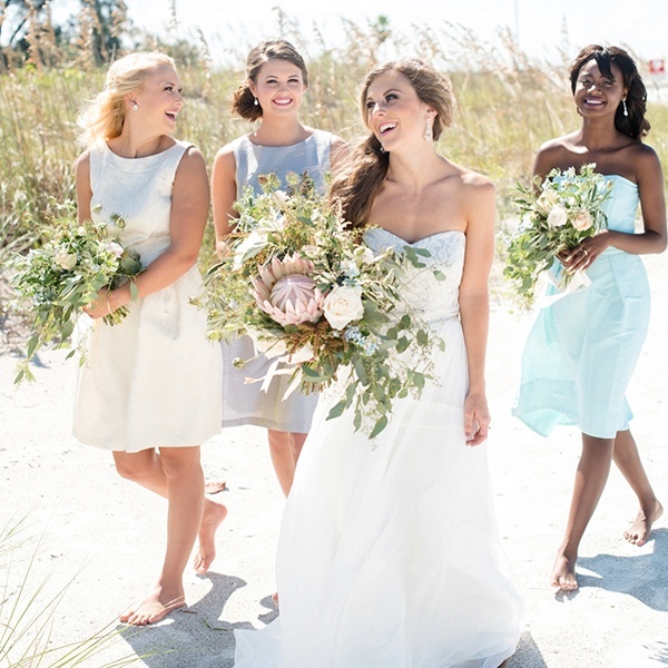 Pastel Nautical Wedding Shoot with Preppy Coastal Details - Hey Wedding ...