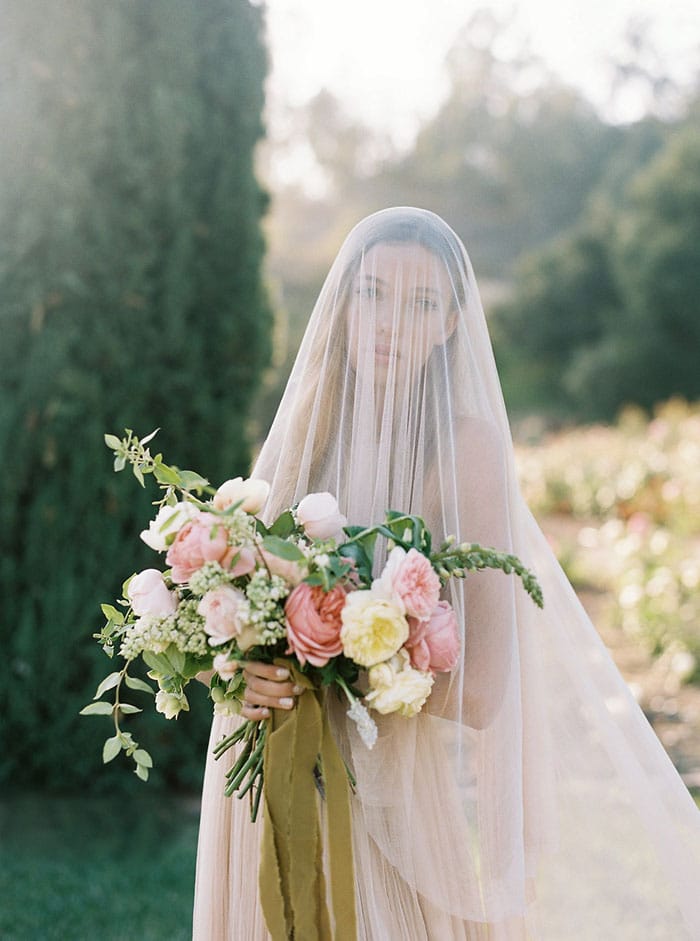 Ethereal Spring Rose Garden Wedding Shoot - Hey Wedding Lady