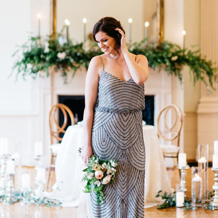 Modern Indoor Garden Wedding in an Elegant Ballroom - Hey Wedding Lady