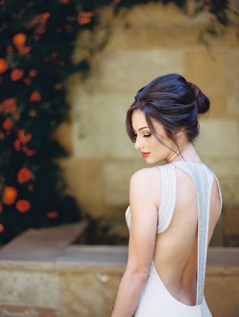 Open Back Wedding Dress in Sparkling Chain Mail Hey Wedding Lady