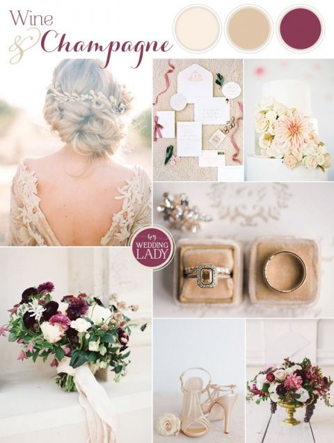Wine and Champagne Pairing for a Chic Wedding Palette