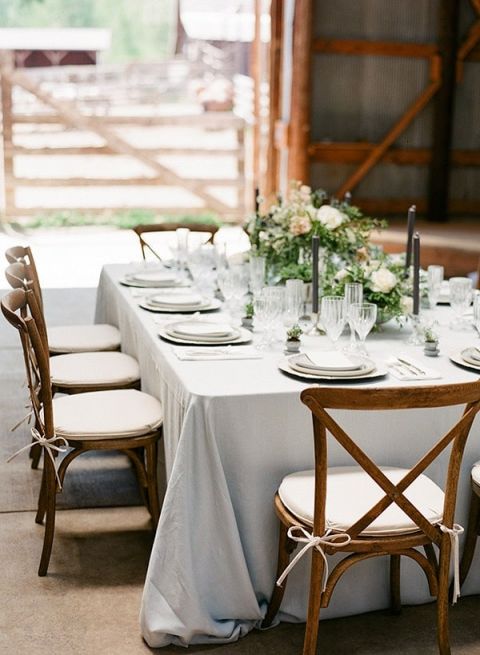 Rustic Elegance Ranch Wedding Shoot in Dusty Blue  Hey 