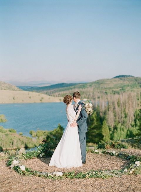 Rustic Elegance Ranch Wedding Shoot in Dusty Blue  Hey 