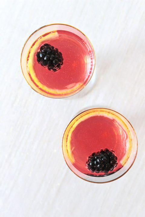 Blackberry Citrus Champagne Cocktail Recipe