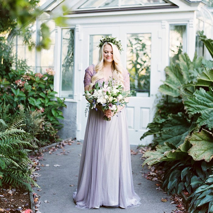 Watercolor and Gemstone Greenhouse Wedding - Hey Wedding Lady