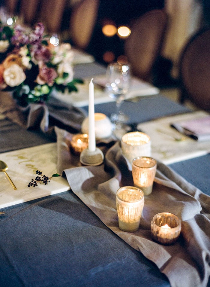 Holiday Entertaining Style in Marble and Gold - Hey Wedding Lady