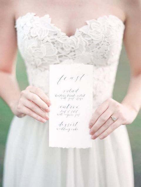 Strapless Lace Wedding Dress