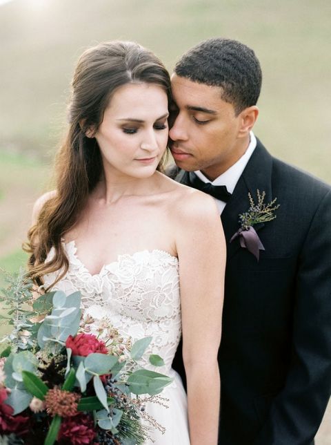 Moody Fall Wedding Shoot at a Ranch