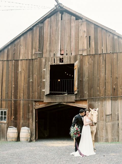 Romantic Barn Wedding Photos