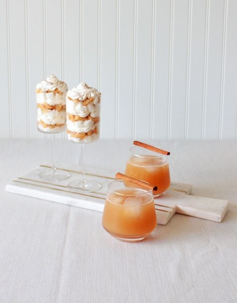 Holiday Cocktails with Caramel Apples and Whiskey