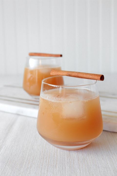 Cozy Winter Cocktails with Caramel Apple Cider and Whiskey