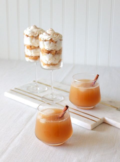 Apple Pie Trifle with Caramel Cider Smash