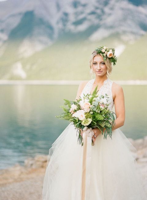Summer Mountain Wedding Shoot in Banff - Hey Wedding Lady