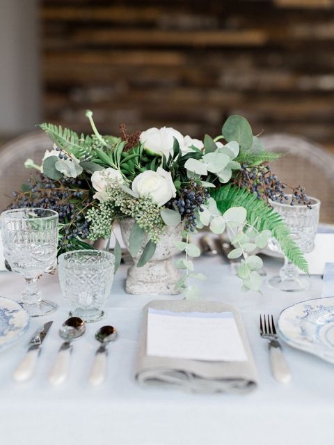 Rustic Industrial Wedding Flowers and Decor