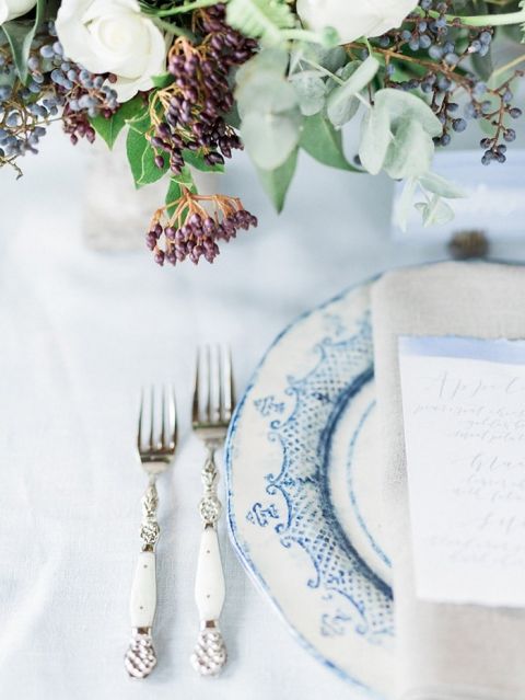 Heirloom Wedding China and Flatware
