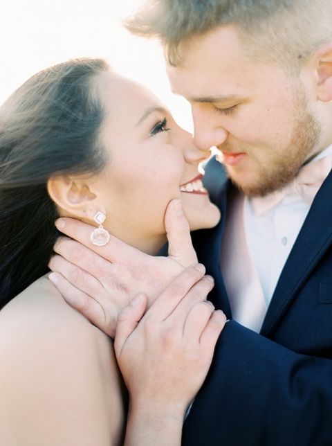 Romantic Moment with Bride and Groom