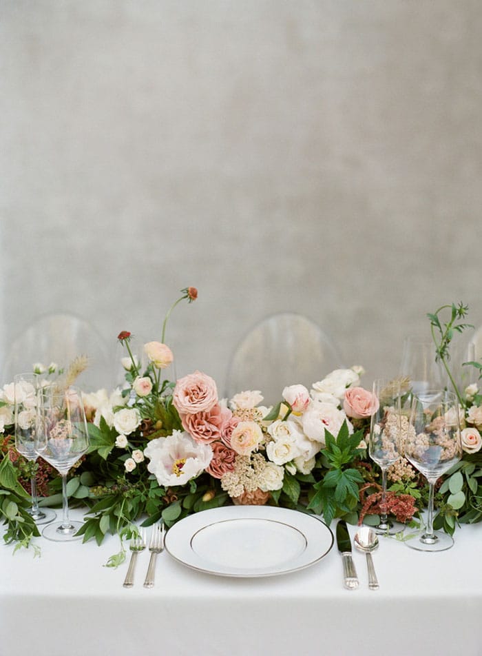 neutral wedding flower centerpieces
