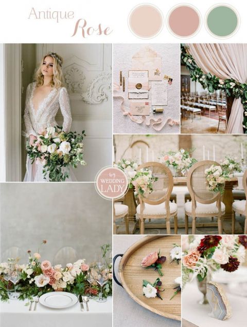 Antique Rose - A New Take on Neutral Weddings - Hey Wedding Lady