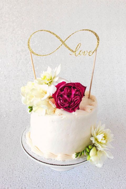 Personalised Cake Topper for Wedding Rustic Wedding Cake Topper Custom  Initial Cake Toppers for Wedding Personalized Wedding Cake Topper 