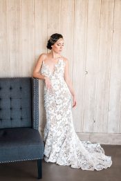 The Best Nude Lace Wedding Dress Inspiration - Hey Wedding Lady