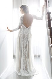 The Best Nude Lace Wedding Dress Inspiration - Hey Wedding Lady