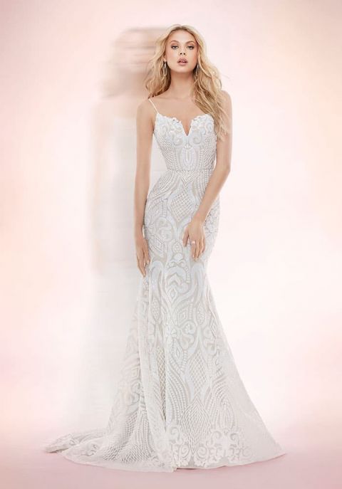 Hayley paige clearance strapless wedding dress