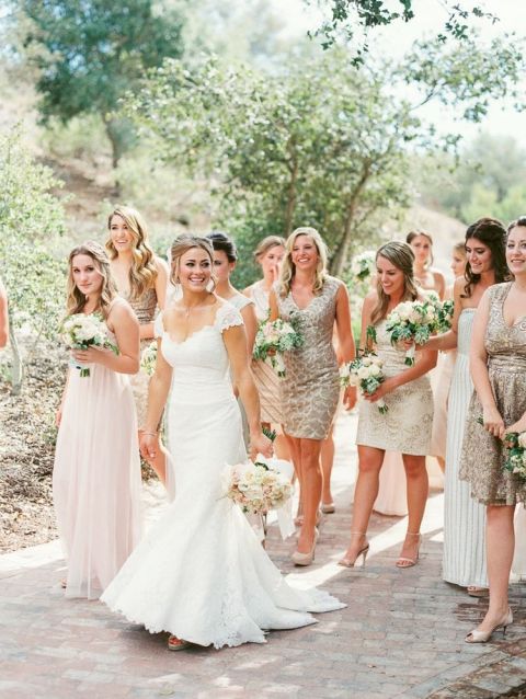25 Best Sequin Bridesmaid Dresses Your Crew Will Sparkle In