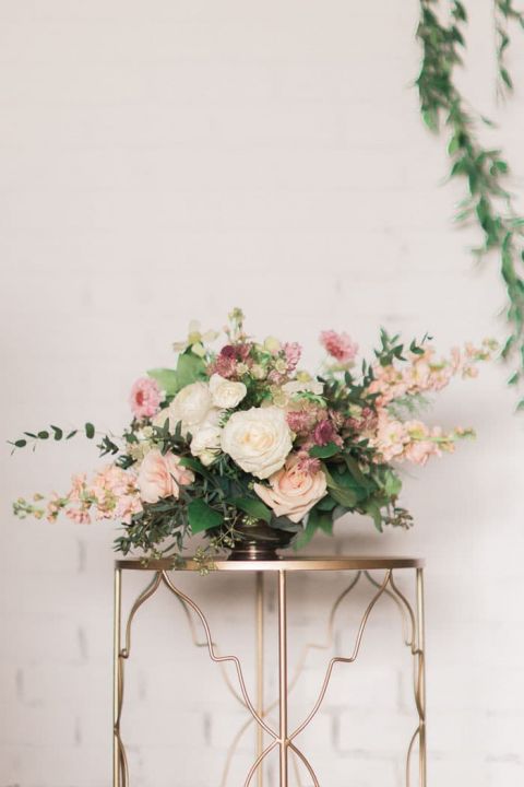Vintage Geometric Centerpiece Decor