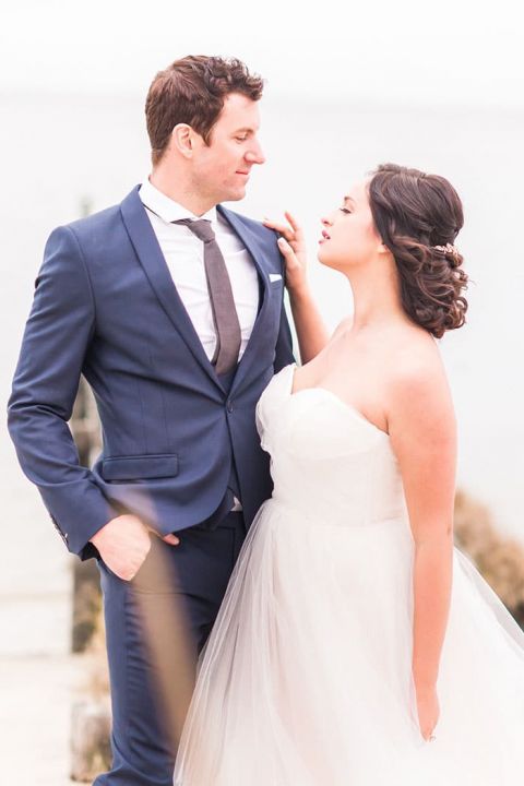 Ethereal Coastal Wedding Photos 