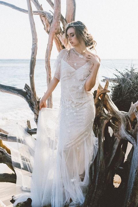 Mermaid Bridal Beauty on the Maui Coast - Hey Wedding Lady