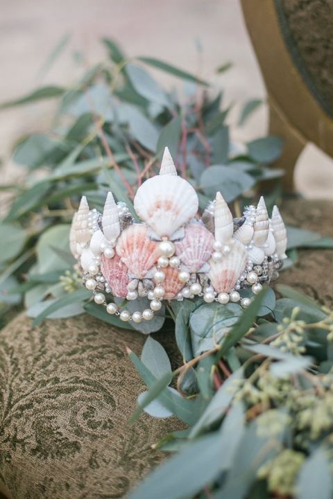 Seashell Crown for a Mermaid Bride