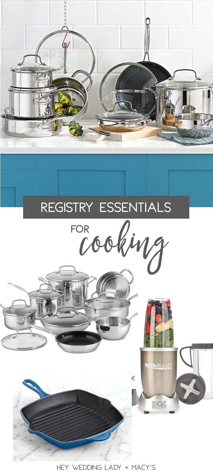 Top Wedding Registry Picks with Macy's Hey Wedding Lady