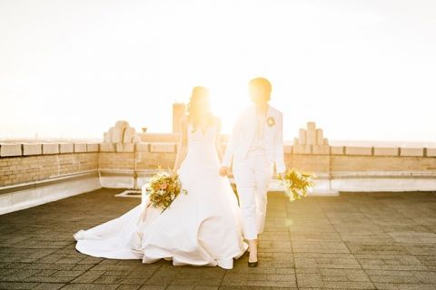 Modern Same Sex Wedding Inspiration - Hey Wedding Lady