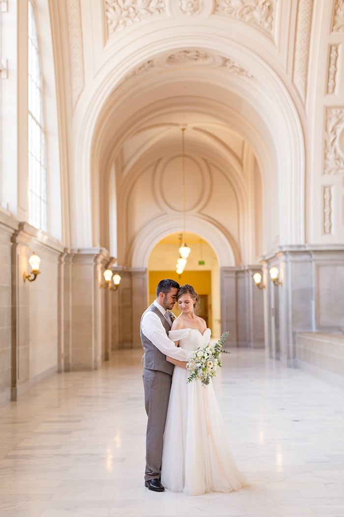 Naturally Beautiful City Hall Wedding Ideas - Hey Wedding Lady