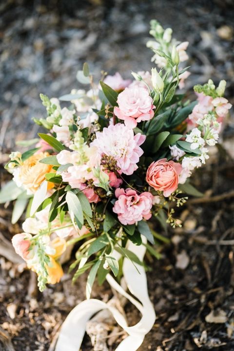 Citrus Inspired Summer Desert Bouquet