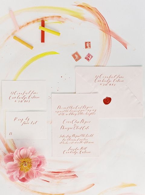 Modern Colorful Invitation Suite 