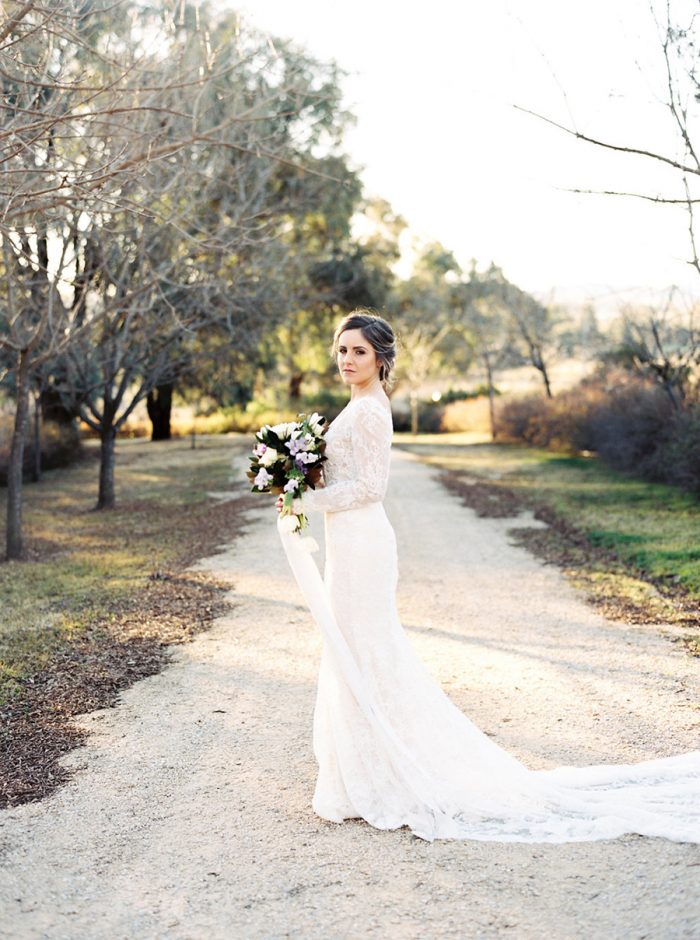 Vintage Garden Wedding with Winter Flowers | Hey Wedding Lady