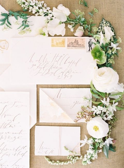 Organic Desert Neutral Invitation Suite