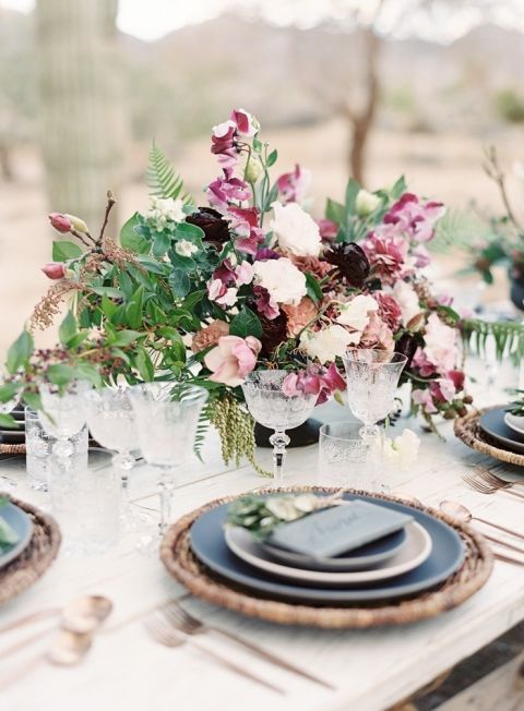 Flowers in the Desert - Bohemian Festival Wedding Ideas - Hey Wedding Lady