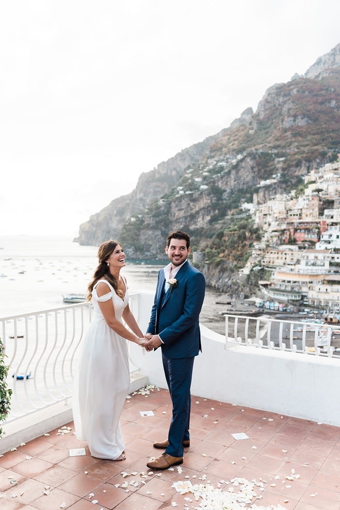 Intimate Amalfi Coast Elopement In Positano - Hey Wedding Lady