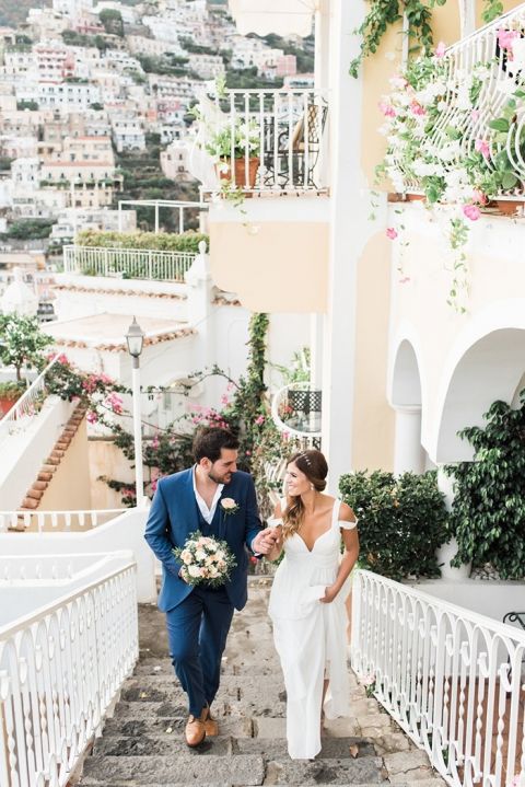 Stunning Wedding Portraits Showcasing the Beauty of Positano