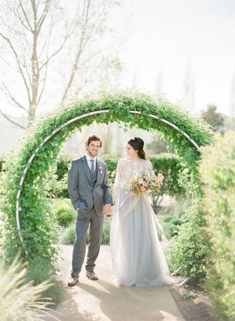 Modern Wedding Colors with Vintage Wine Country Style - Hey