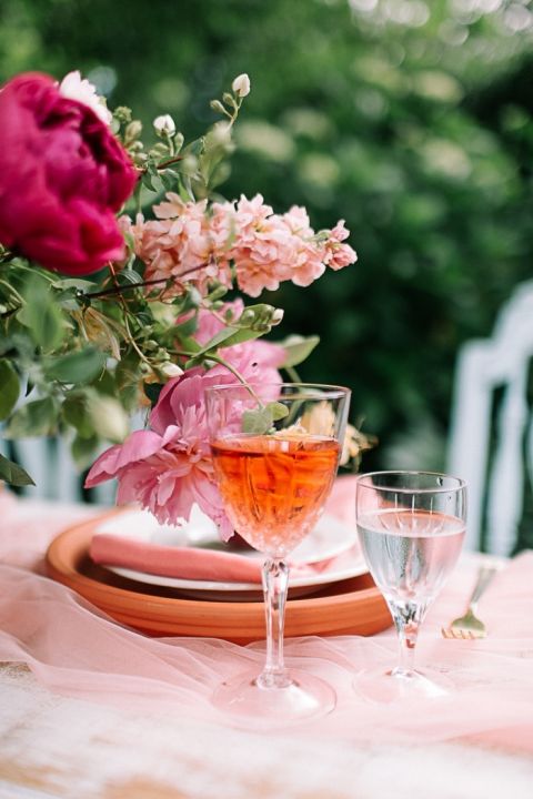 Rosé and Terra Cotta Garden Romance Wedding Shoot