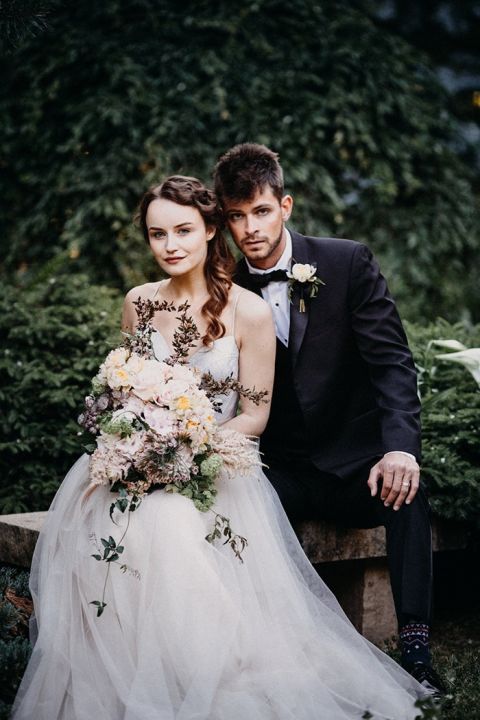 Moody Wedding Photography for a Floral Spring Shoot