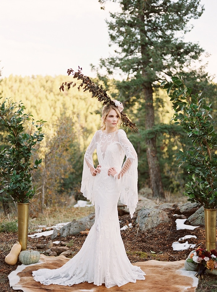 mountain chic wedding attire