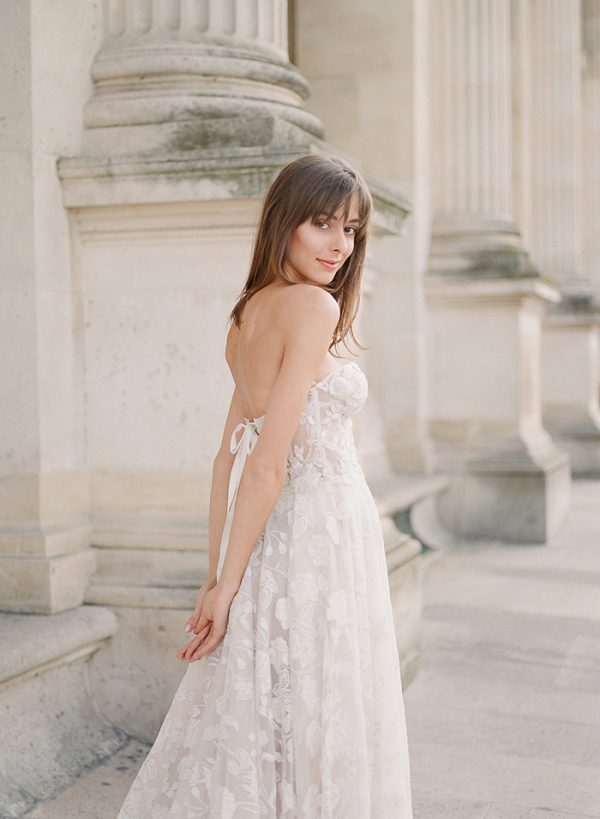 French Couture Bridal Style for a Paris Elopement - Hey Wedding Lady