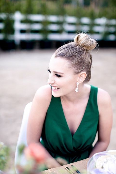 Rich Emerald Bridesmaid Dress